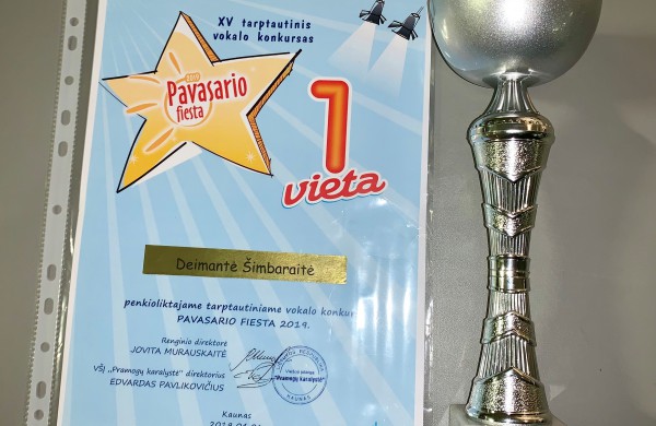 Naujas atlikėjos D.Šimbaraitės pasiekimas