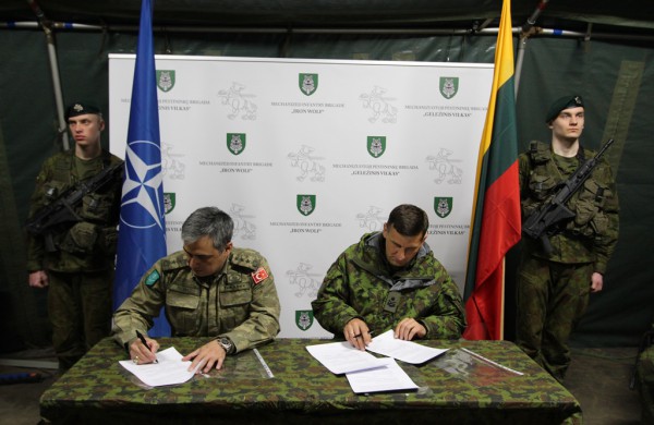 Brigados „Geležinis Vilkas“  štabui – teigiamas NATO įvertinimas