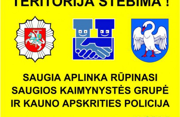 Šių metų Saugios kaimynystės šūkis : „Mūsų saugumas, mūsų rankose!“