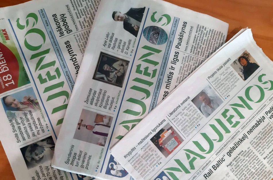 Likviduojamos „Lietuvos žinios“ ir Jonavos rajono laikraštis „Naujienos“