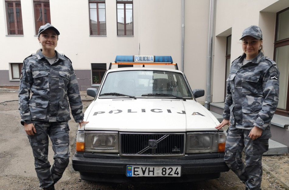 Jonavos PK praktiką atlikusios studentės: ,,Profesionalūs pareigūnai žino, ką daro“