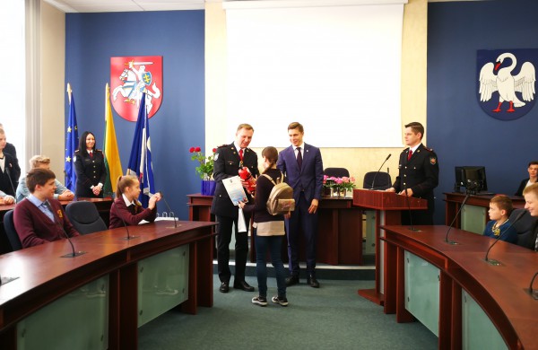 Artėjant Šv. Florijono dienai surengta netradicinė ugniagesių gelbėtojų pagerbimo šventė