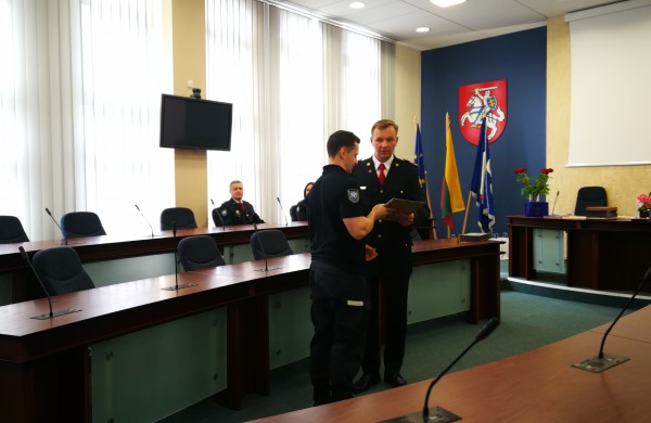 Artėjant Šv. Florijono dienai surengta netradicinė ugniagesių gelbėtojų pagerbimo šventė