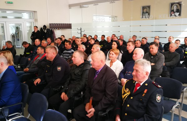 Artėjant Šv. Florijono dienai surengta netradicinė ugniagesių gelbėtojų pagerbimo šventė