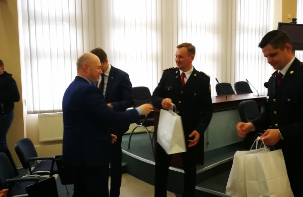 Artėjant Šv. Florijono dienai surengta netradicinė ugniagesių gelbėtojų pagerbimo šventė