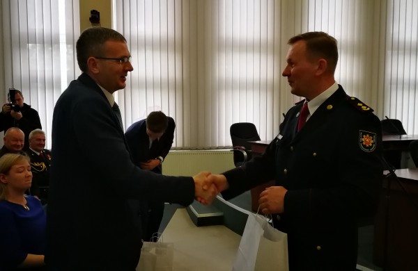 Artėjant Šv. Florijono dienai surengta netradicinė ugniagesių gelbėtojų pagerbimo šventė