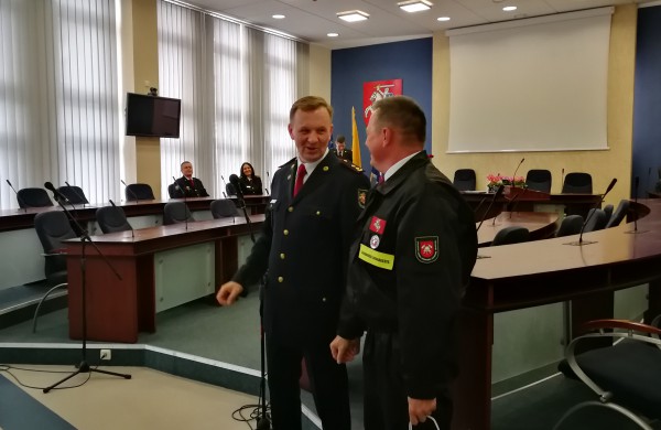 Artėjant Šv. Florijono dienai surengta netradicinė ugniagesių gelbėtojų pagerbimo šventė