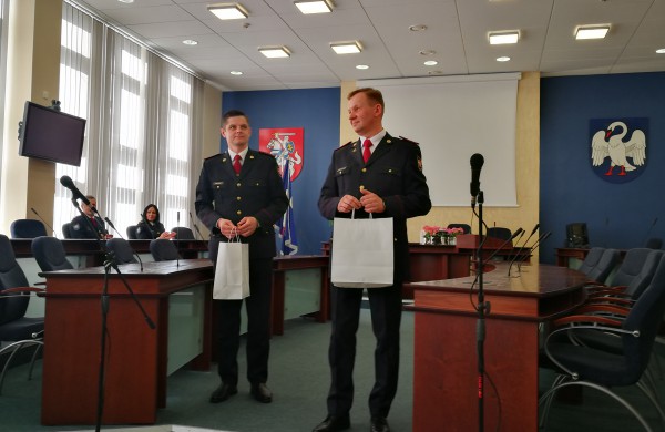 Artėjant Šv. Florijono dienai surengta netradicinė ugniagesių gelbėtojų pagerbimo šventė