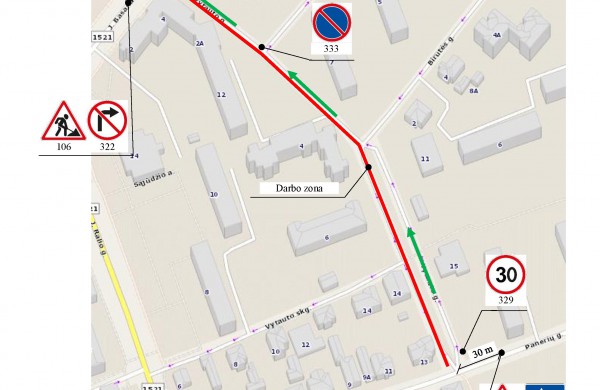 Lietaus nuotekų tinklų modernizavimo darbai bus pradėti Vytauto gatvėje