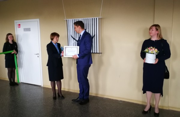 Senamiesčio gimnazijoje atidaryta gamtos mokslų laboratorija