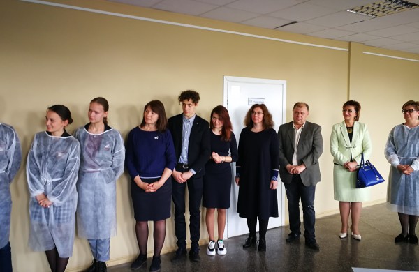 Senamiesčio gimnazijoje atidaryta gamtos mokslų laboratorija