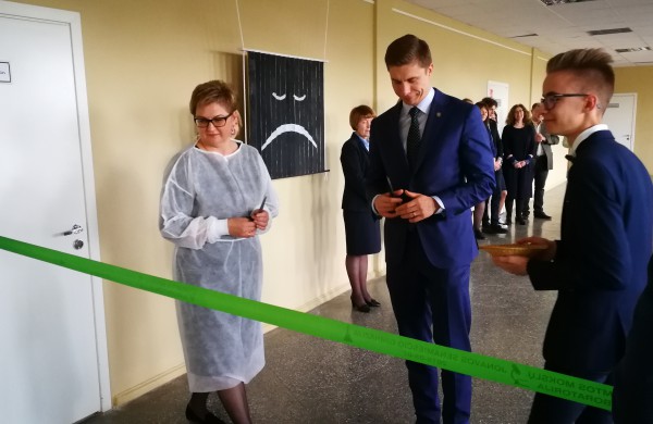 Senamiesčio gimnazijoje atidaryta gamtos mokslų laboratorija