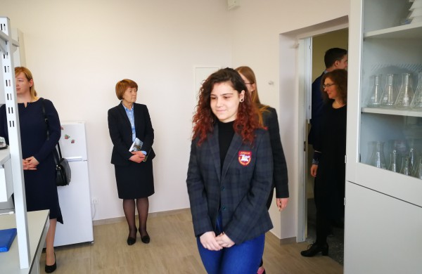 Senamiesčio gimnazijoje atidaryta gamtos mokslų laboratorija
