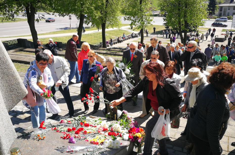 Pagerbtas Antrojo pasaulinio karo aukų atminimas