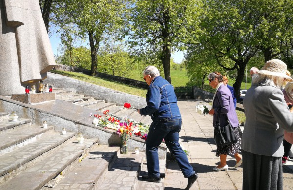 Pagerbtas Antrojo pasaulinio karo aukų atminimas