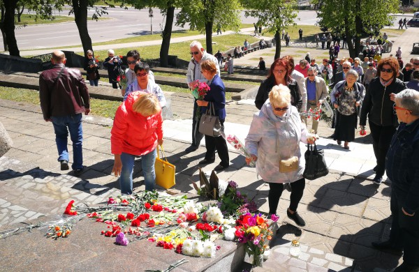 Pagerbtas Antrojo pasaulinio karo aukų atminimas