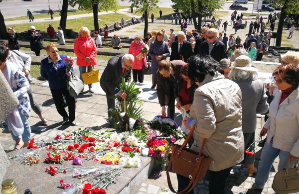 Pagerbtas Antrojo pasaulinio karo aukų atminimas