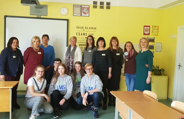 ERASMUS+ projektas „GATES“  Jonavos R. Samulevičiaus  progimnazijoje -  viešėjo ir mokėsi užsienio šalių mokytojai