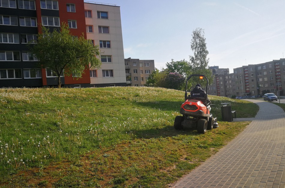 Dėl sausros šienavimas šiemet pradedamas vėliau nei įprasta