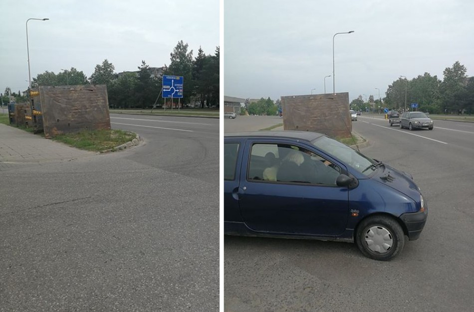 Jonavietė: „Visiškai nieko nesimato išvažiuojant iš poliklinikos į Žeimių gatvę“