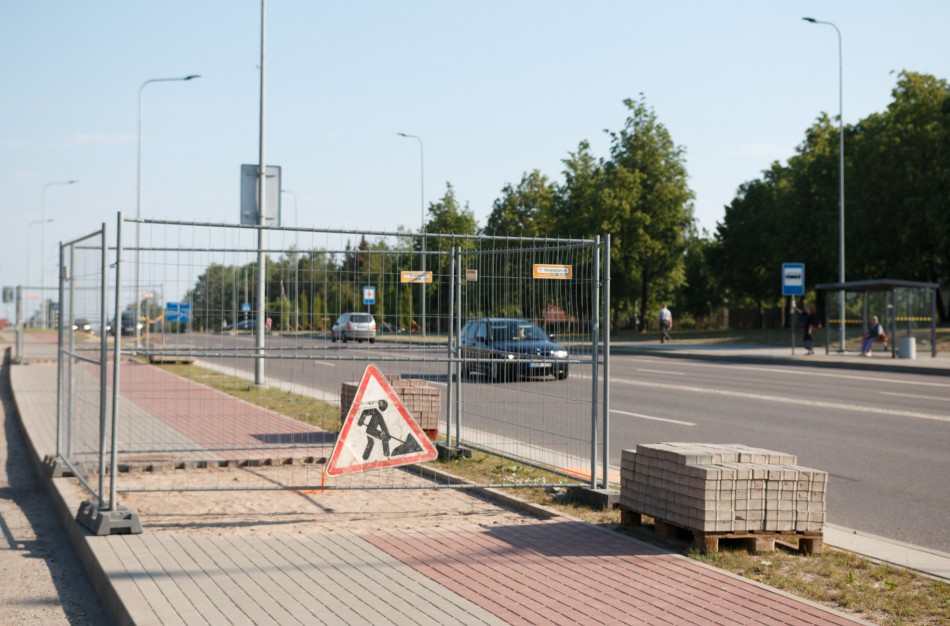 Dėl darbų Žeimių ir Kosmonautų gatvėse 