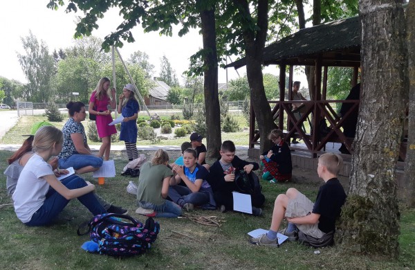 Pasaulinėje akcijoje - Bukonių mokiniai ir mokytojai 