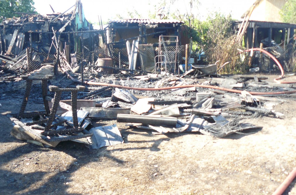 Nemenki gaisrų padariniai Užusaliuose ir Šiluose