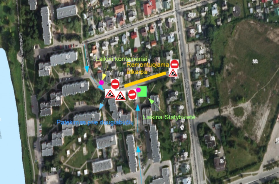 Pradedami Varnutės gatvės remonto darbai 