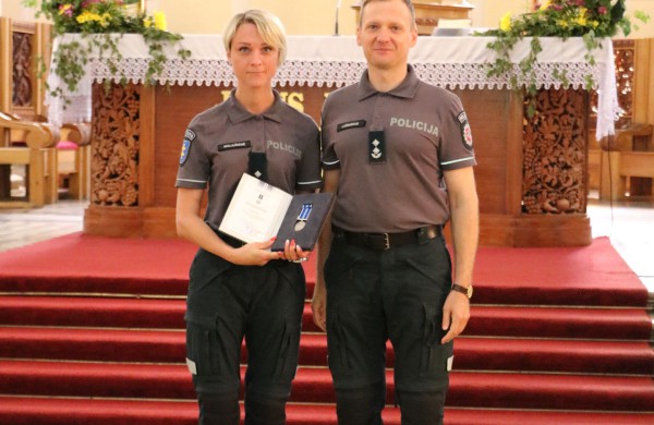 Kaune - iškilminga policijos pareigūnų šventė, kurioje apdovanoti ir 4 Jonavos r. PK pareigūnai
