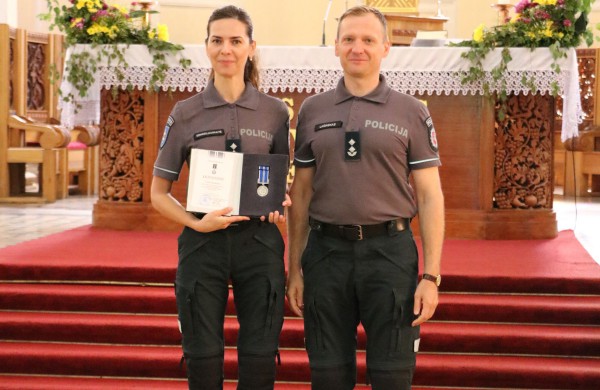 Kaune - iškilminga policijos pareigūnų šventė, kurioje apdovanoti ir 4 Jonavos r. PK pareigūnai