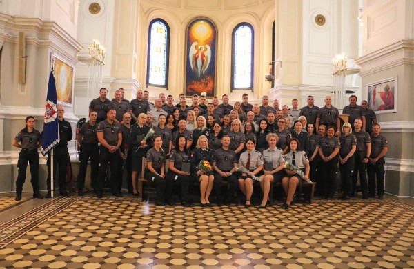 Kaune - iškilminga policijos pareigūnų šventė, kurioje apdovanoti ir 4 Jonavos r. PK pareigūnai