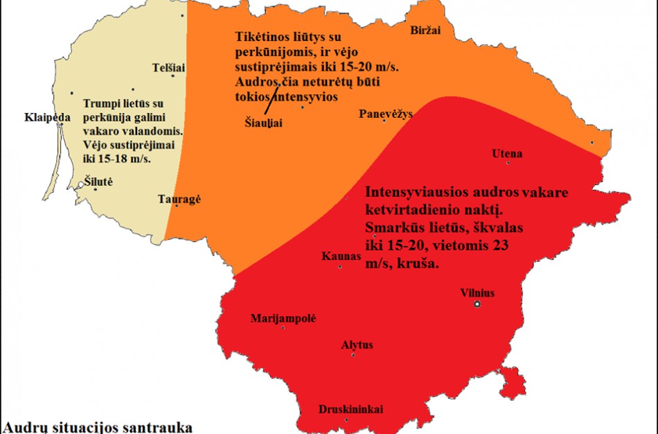 Jonava patenka į didžiausią audros jėgos sūkurį
