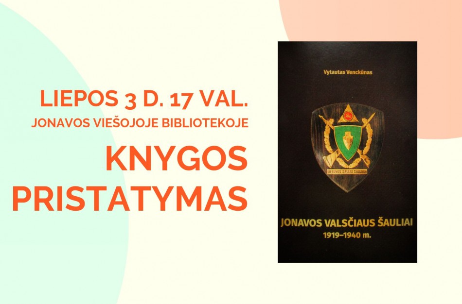 Kviečia į knygos pristatymą