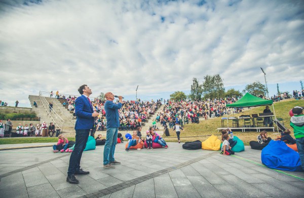 Liepos 6-ąją Jonavos Joninių slėnyje švęsta Karaliaus Mindaugo karūnavimo diena
