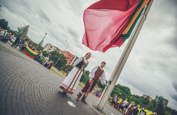 Liepos 6-ąją Jonavos Joninių slėnyje švęsta Karaliaus Mindaugo karūnavimo diena