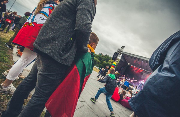 Liepos 6-ąją Jonavos Joninių slėnyje švęsta Karaliaus Mindaugo karūnavimo diena