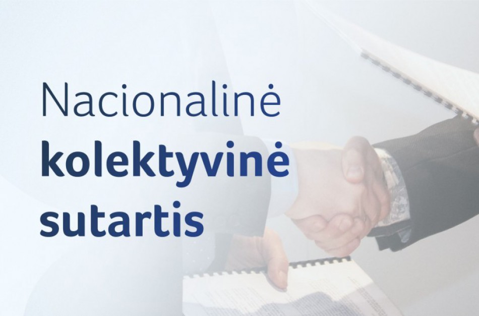 Pasirašyta Nacionalinė kolektyvinė sutartis: darbo užmokestis kitąmet augs apie 286 tūkst. darbuotojų