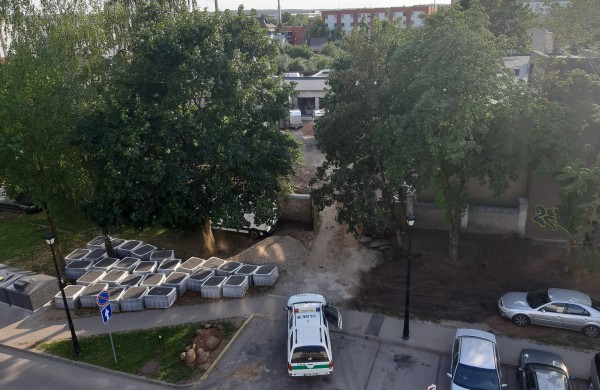 Jonavoje, buvusio karinio komisariato teritorijoje, įvestas planas ,,Skydas"