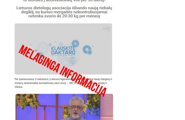 Būkite atidūs: internete neteisėtai naudojamasi programos „Klauskite daktaro“ pavadinimu