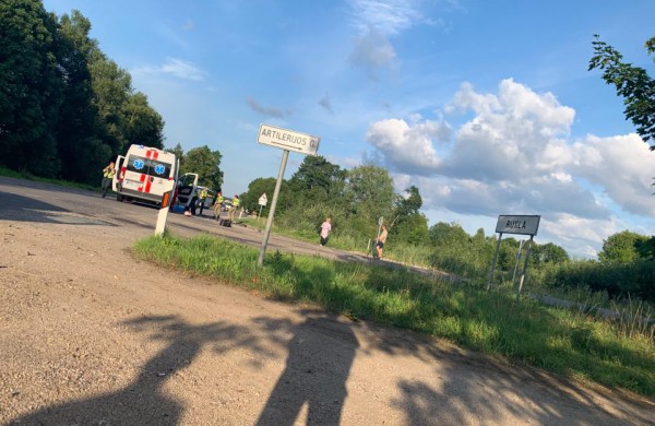 Rukloje – tragiška avarija: žuvo motociklininkas