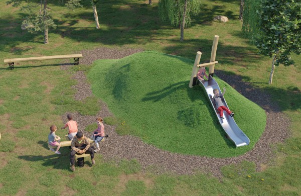 Prasideda naujos vaikų žaidimų aikštelės įrengimo darbai