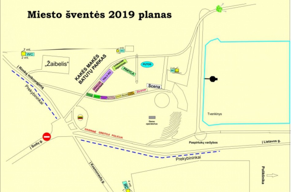 Svarbi informacija dėl miesto šventės 