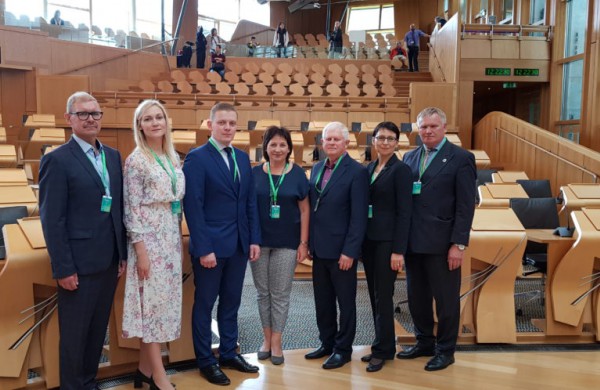 Kauno regiono savivaldybių administracijų direktorių tarptautinio bendradarbiavimo vizitas Edinburge