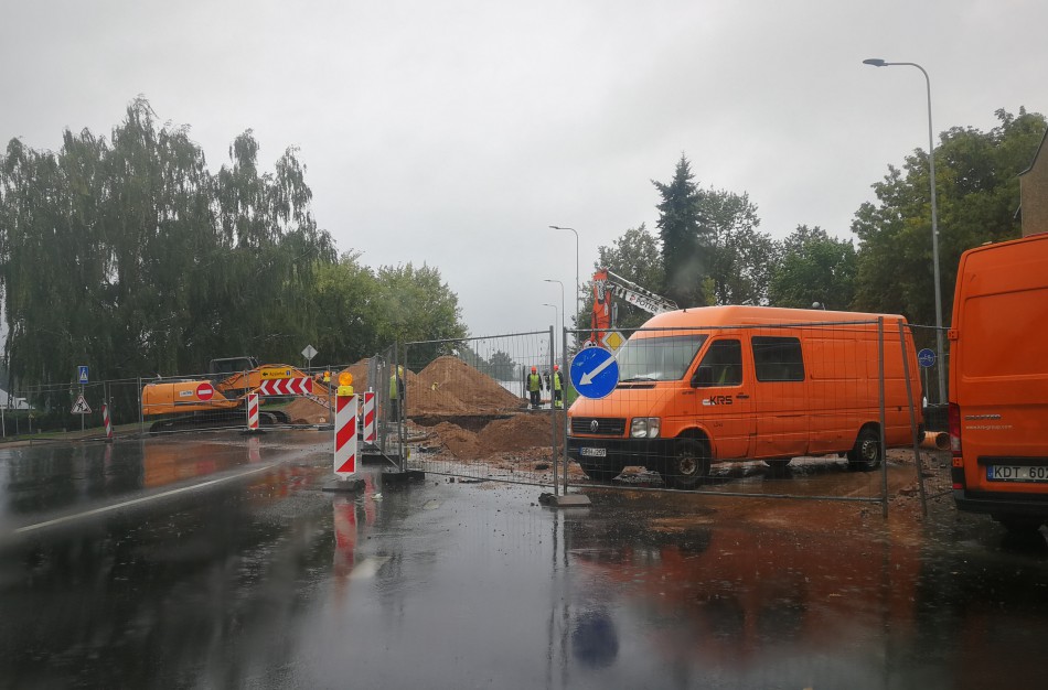 Miesto seniūnas P.Beišys apie miesto remonto darbus: Vieni skundžiasi, kiti džiaugiasi