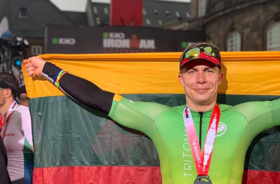 M.Sinkevičius finišavo „Iron Man“ varžybose: „Mačiau porą žmonių, kurie neteko sąmonės“  