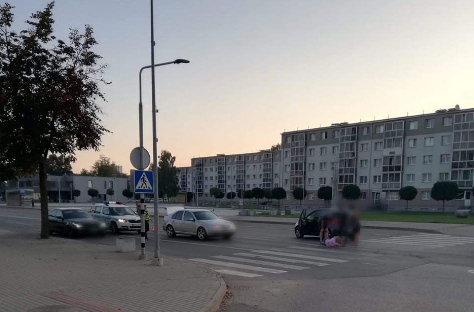 Šįryt pėsčiųjų perėjoje partrenkta moteris