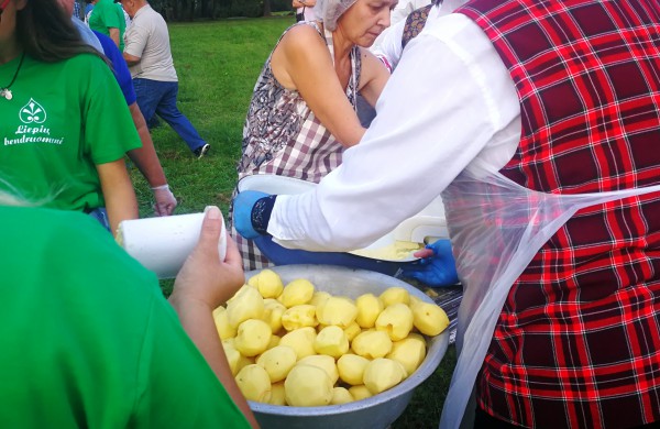 Cepelinų virimo čempionate ant laužo išvirta net 370 cepelinų