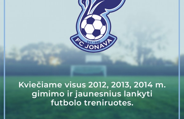 „Jonava“ kviečia mažuosius lankyti futbolo treniruotes