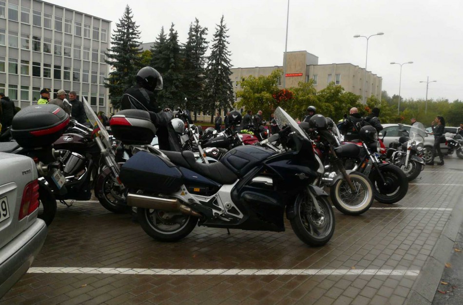 Jonavos miesto centre – motociklai