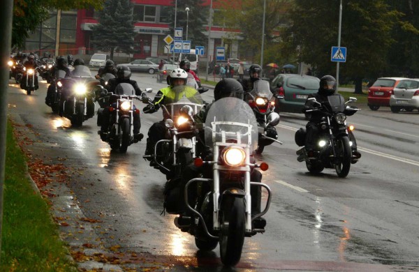 Jonavos miesto centre – motociklai